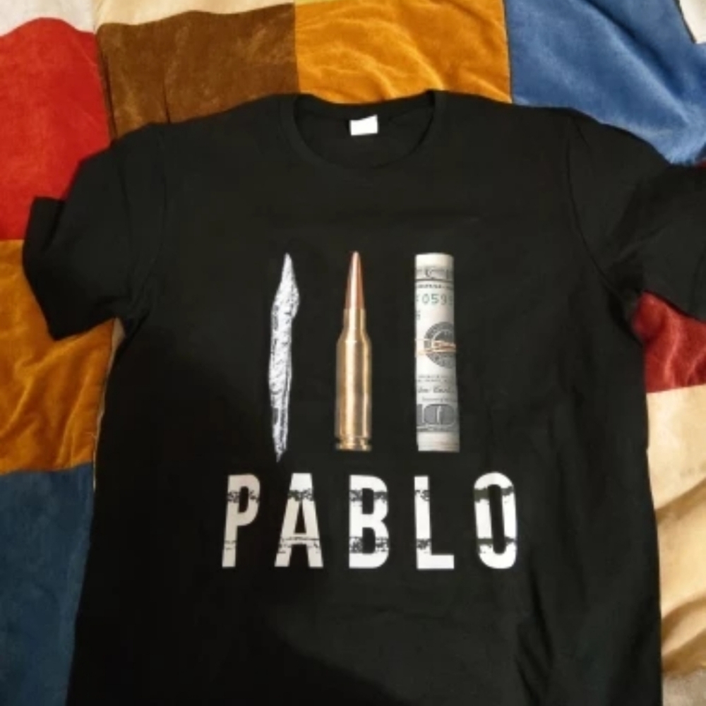 Pablo Escobar Narcos tee-Black